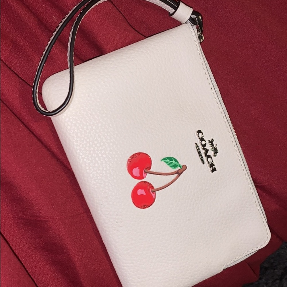 Coach Cherry Wristlet